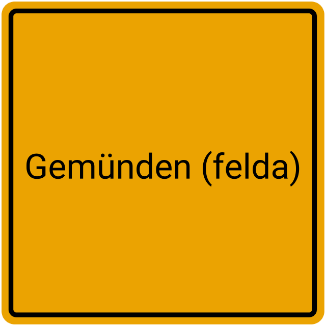 Meldebestätigung Gemünden (Felda)